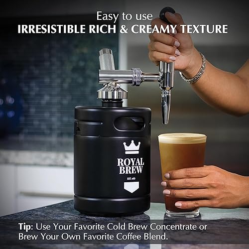 The Original Royal Brew Nitro Cold Brew Coffee Maker Gift for
