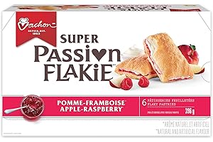Vachon Super Passion Flakie Apple-Raspberry Flaky Pastries with Fruity and Creamy Filling, Delicious Dessert and Snack Food, 