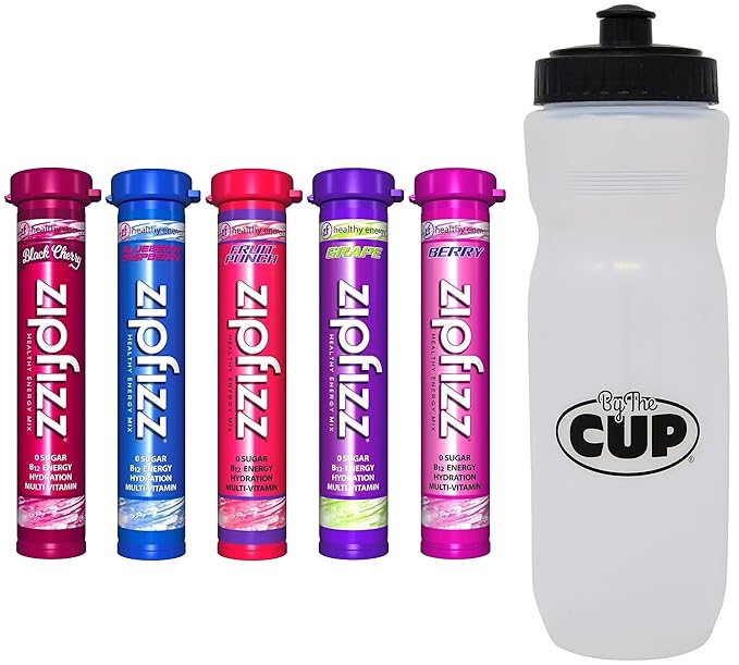 Zipfizz Energy Drink Mix Fruit Bowl Variety, 5 Caffeinated
