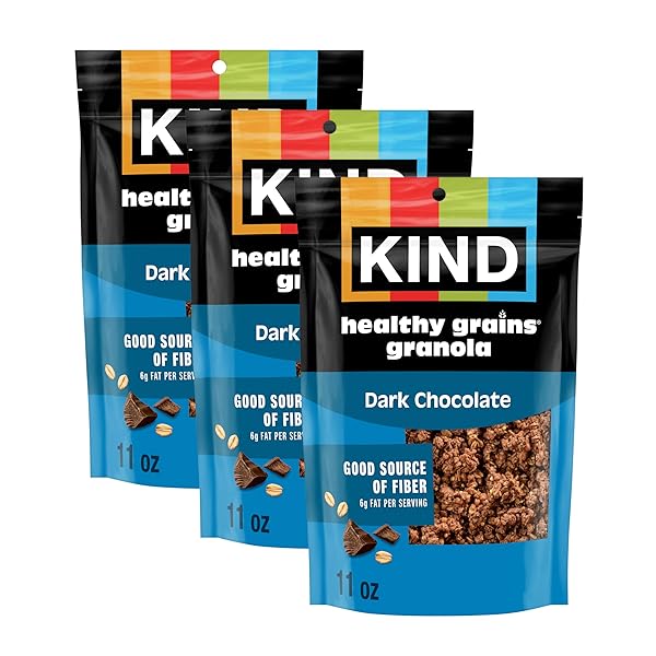 KIND HEALTHY GRAINS GRANOLA, DARK CHOCOLATE CLUSTERS, GLUTEN...