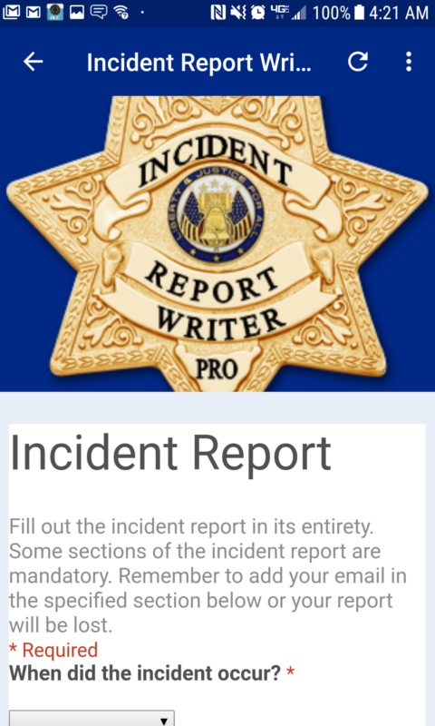 Incident Report Writer Pro - Thumbnail 2