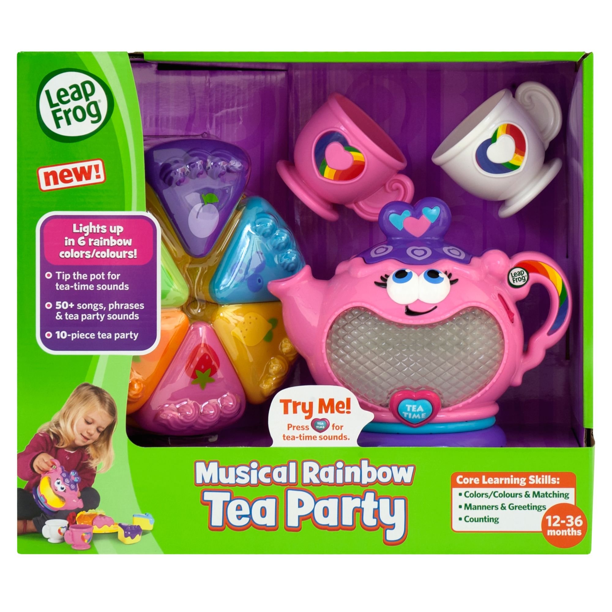 LeapFrog Musical Rainbow Tea Set 696579297639 eBay