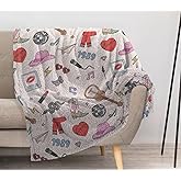 Allenjoy Pop Music Queen Blanket Artist Throw Blankets Couch Bed Living Room Decor Soft Durable Washable 57" X 50" SC00009-004