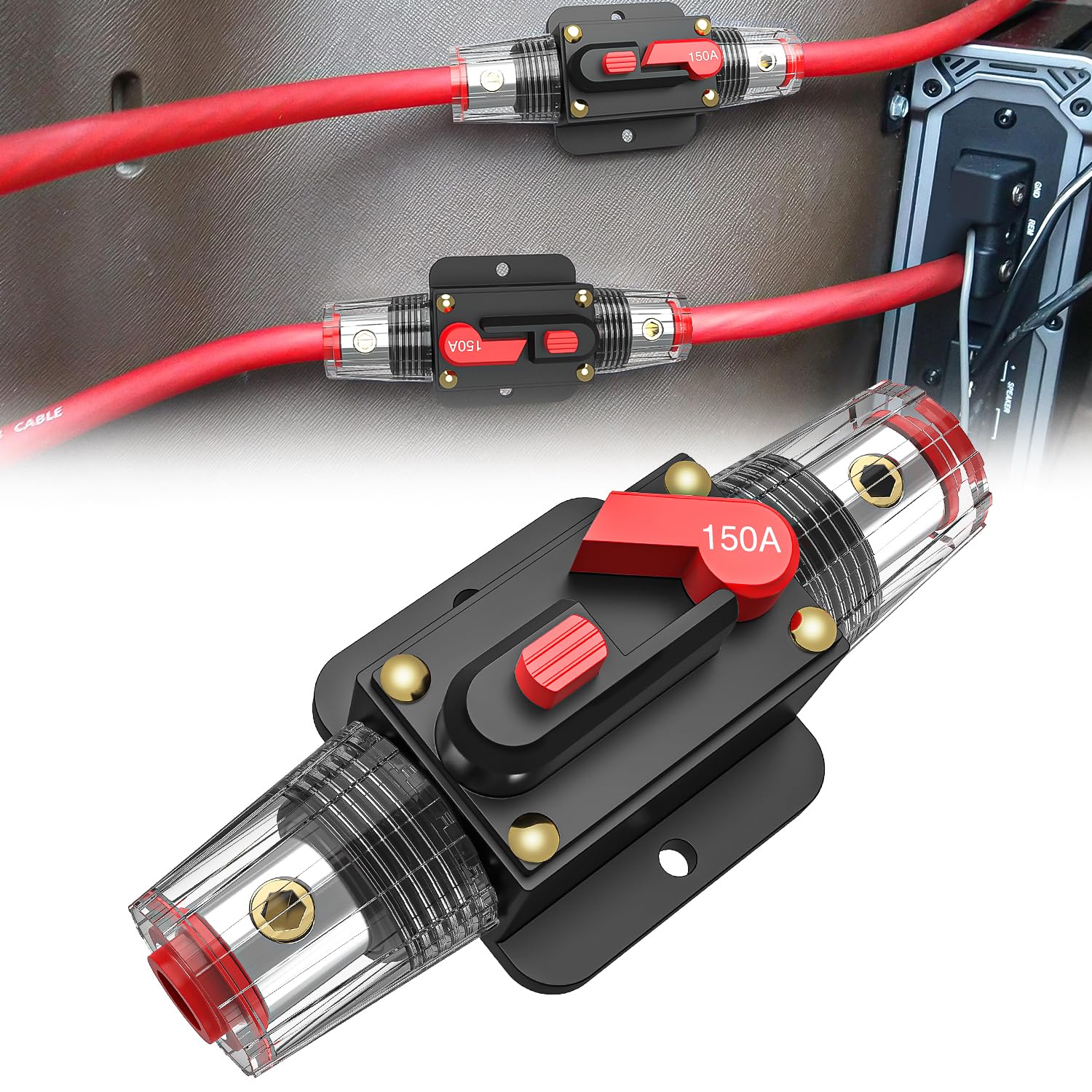 Nilight 150A Inline Circuit Breaker Resettable