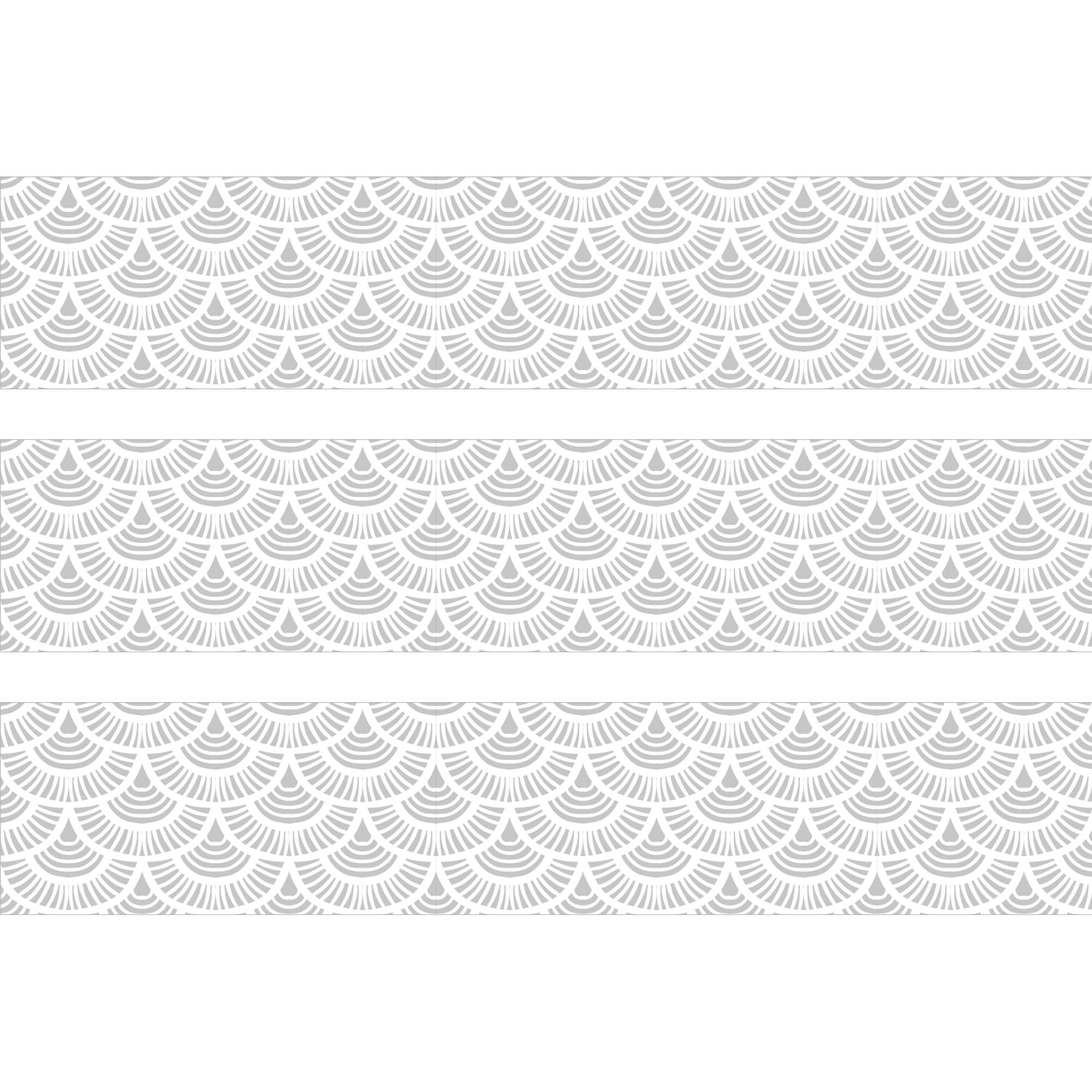 PLAGE 197096 STAIRS STICKERS, Vinyl, Gray, 100 x 0.1 x 19 cm