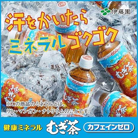 Amazon 伊藤園 健康ミネラルむぎ茶 600ml 24本 健康ミネラルむぎ茶 お茶飲料 通販