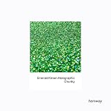 Hemway Holographic Emerald Green Glitter Shaker 130g 1/40" Flake Chunky view 2