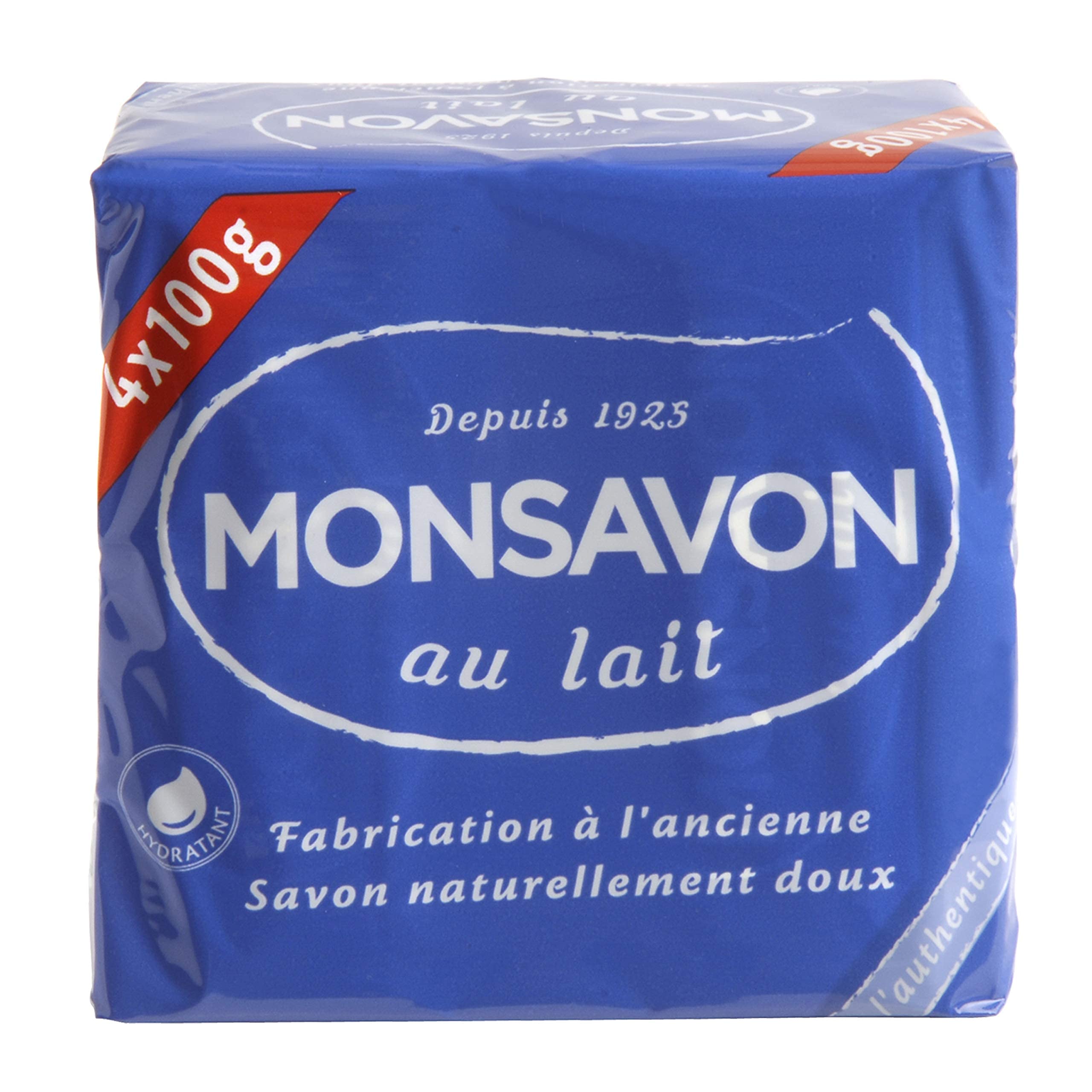 Monsavon L'Authentique Soap 4 x 100 g – Pack of 2