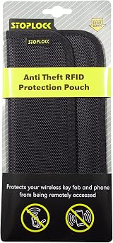Stoplock RFID Pouch Anti Theft Wallet Black 192mm x 100mm x 9mm view 2
