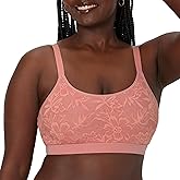 Bali Womens Breathe Bralette, Cotton Modal Wireless Bra, Lightweight Breathable Pullover Bralette, Convertible Straps