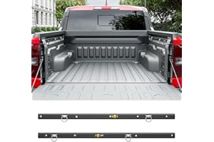 SZYANG Trail Rail System Compatible with 2022-2025 Ford Maverick Truck Bed Rail System Tie Down Rails Replacement for 2022-2025 Ford Maverick Accessories