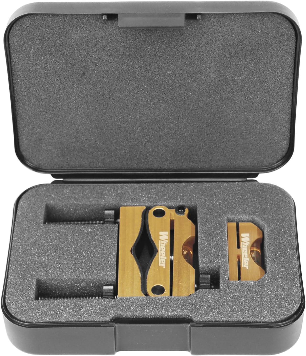 Wheeler Engineering Professional Reticle Leveling System with Heavy-Duty Construction, Universal Design and Storage Case for Gunsmithing and Maintenance : Gun Vise : Sports & Outdoors