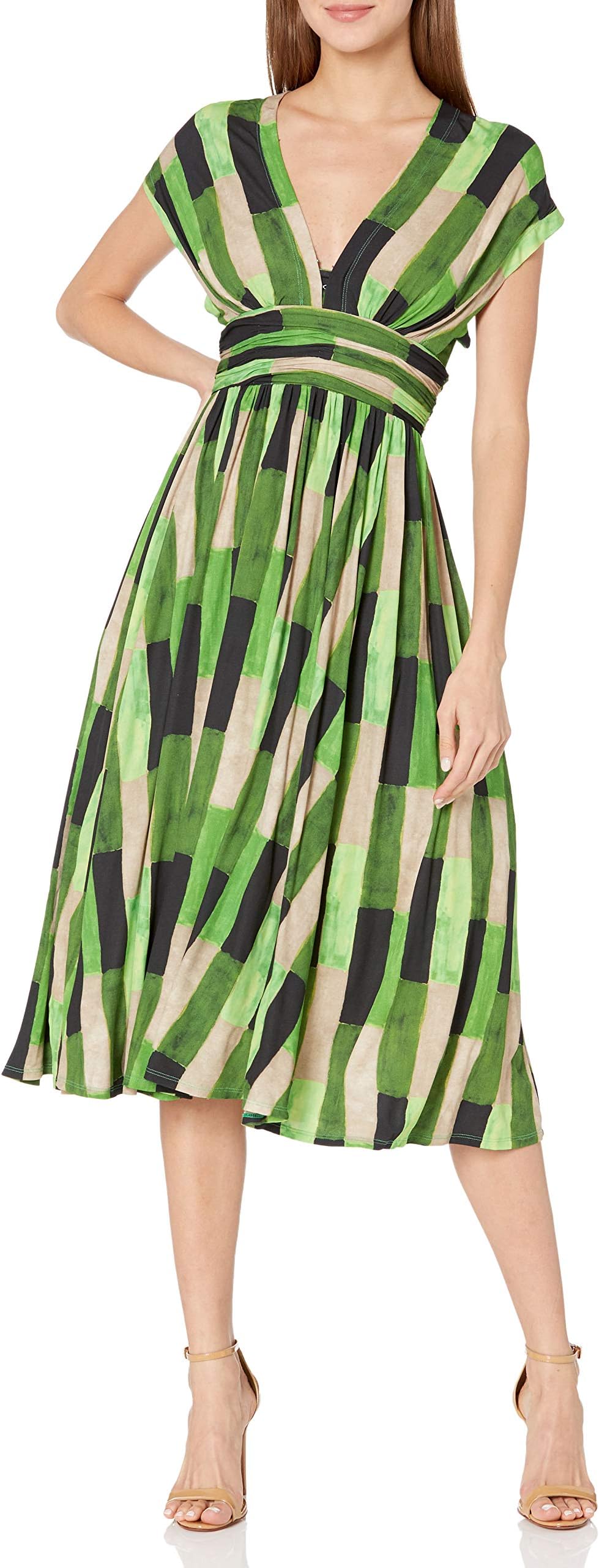 Tracy ReeseWomen's Abstract Print Fit and Flare Dress