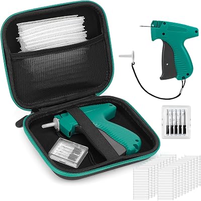 Glamgen Tagging Gun for Clothes with Storage Case 6 Replacement Needles 1000