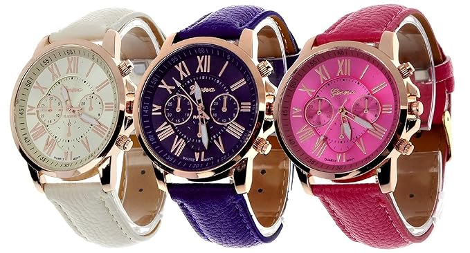 Analog Multi-Colour Dial Women's Watch-GP-359