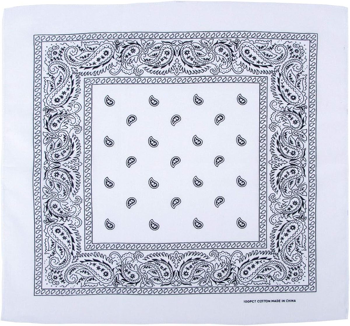 bandana weiß schwarz