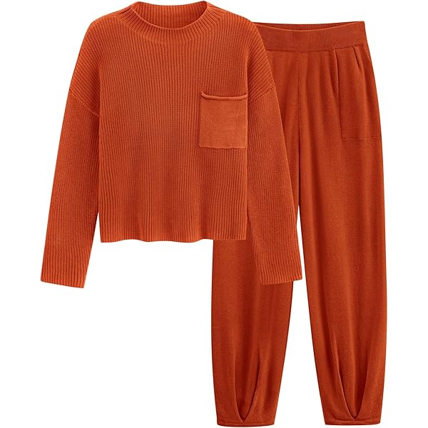 Amazon.com: Womens Sweatsuits 2 Piece Set Casual Crewneck Long