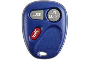 KeylessOption Keyless Entry Remote Control Car Key Fob Replacement for 15732803 -Blue