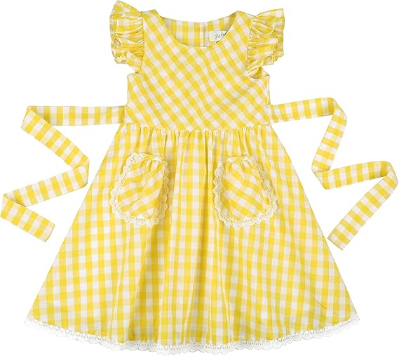 baby girl red gingham dress