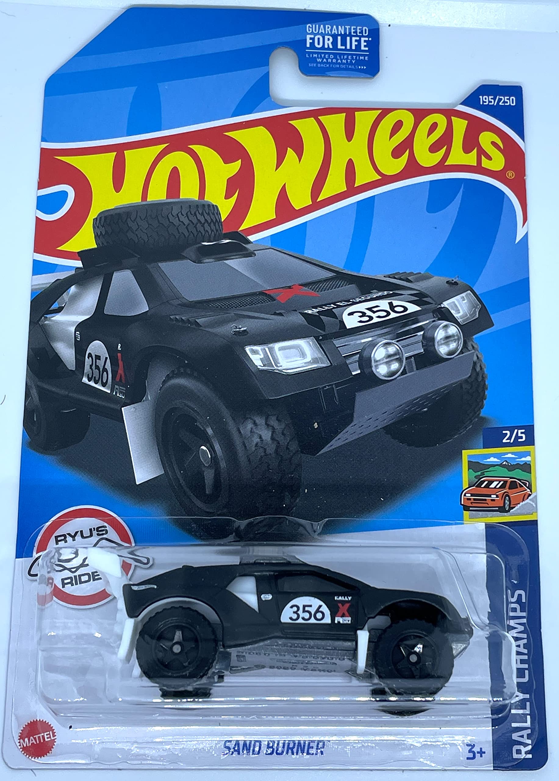Hot Wheels 2022 - Sand Burner - Rally Champs2/5 [Black] 195/250