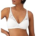 Bali Women's Breathe Modal T-Shirt Bra, Breathable Wireless Bra, Full-Coverage Convertible Bra
