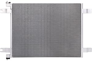 Lynol Cooling System Premium Complete Aluminum AC Condenser Replacement Compatible With Replacement Kenworth 2009 T370 2012 T400 08-13 T660 W900