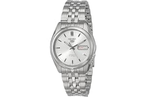 SEIKO Automatic Watch for Men 5-7S Collection - with Day/Date Calendar, Luminous Hands, Stainless Steel Case & Bracelet