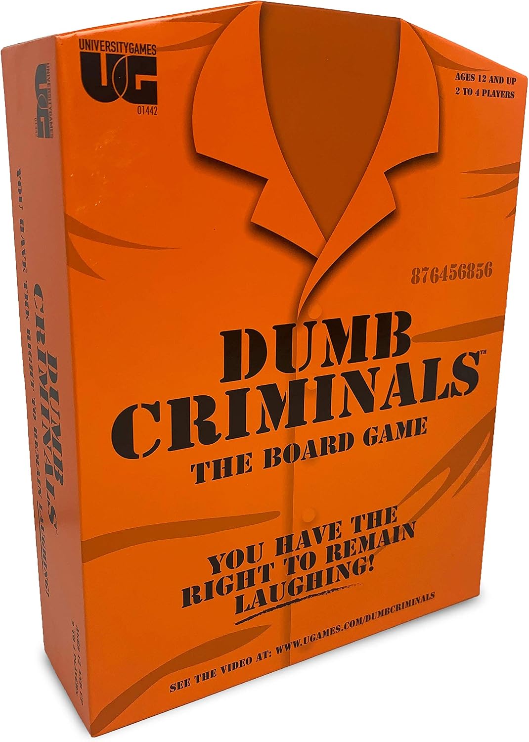 University Games Dumb Criminals Board Game, Orange