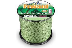 Frwanf Braided Fishing Line 8 Strands of Super Strong PE Fishing line Extreme Power Fishing Braided line is Used for Saltwater and Freshwater Fishing