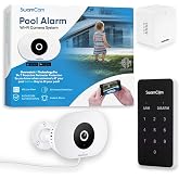 Swamcam Pool Alarm Kids Safety Camera|ASTM F2208 Certified|with Repeater | Smart Wi-Fi Camera System for In-ground &amp; Above-ground Pools. Real-time AI alerts &amp; Live View