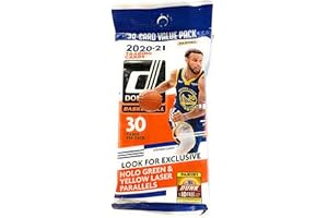 2020-21 Panini NBA Donruss Basketball Cello Pack - 1 Pack of 30 Cards