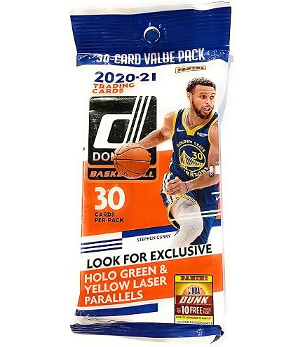 Amazon.com: 2020-21 Panini NBA Donruss Basketball Cello Pack - 1