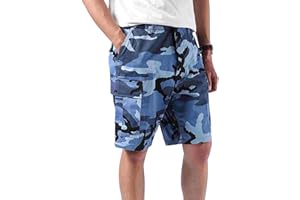 Mens Army Tactical Military BDU Shorts Work Fishing Camping Casual Camouflage Cargo Shorts