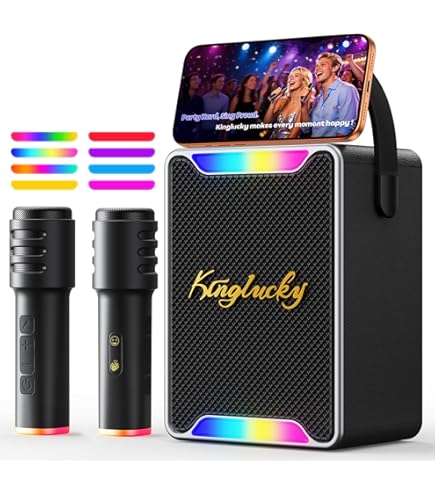 箱、喋るのっ! MMBK.COM Amazon.com: IQ SOUND IQ-708K Mini Karaoke Bluetooth Speaker with