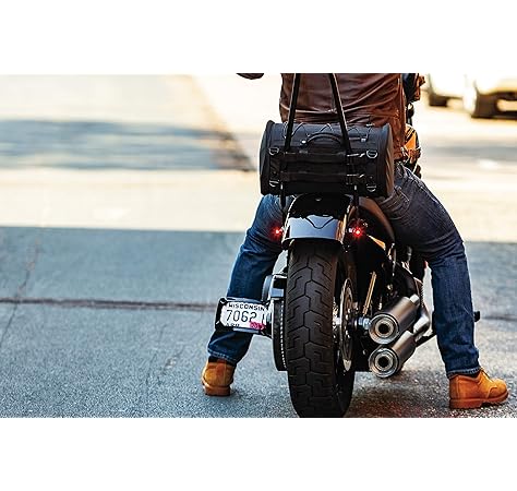 kuryakyn black momentum deadbeat duffle bag