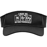 I May Be Nerdy But Only Periodically Funny Nerdy Chemistry Sport Sun Visor