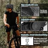 Victgoal Bike Helmet with Detachable Magnetic Goggle Visor LED Light Black view 6