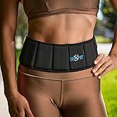 W8FIT Adjustable Weighted Belt for Men & Women, Up to 20 LBS – Rucking Belt for Walking, Hiking & Strength Training