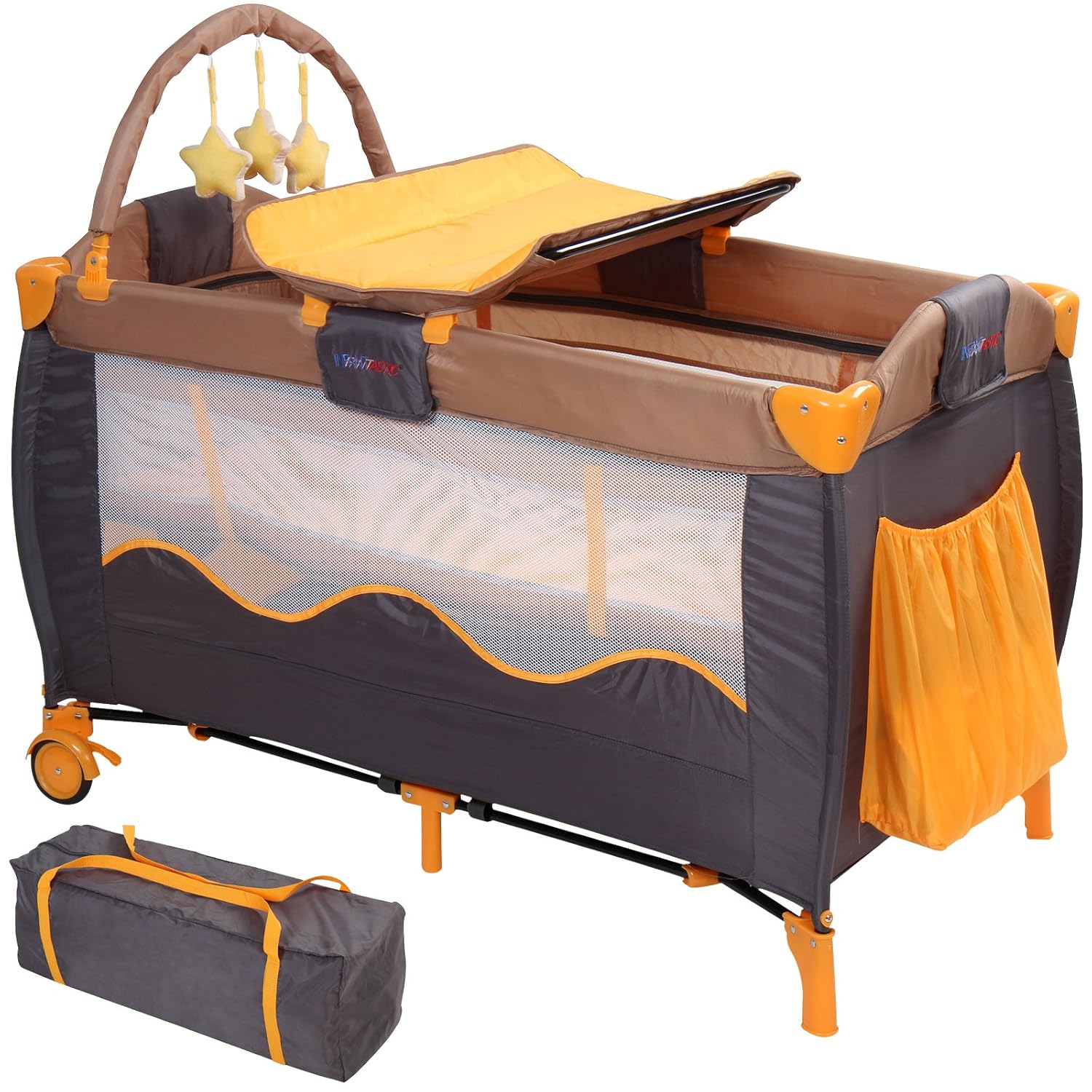 Infantastic Baby Bed Travel Cot Portable Child Nursery Furniture with