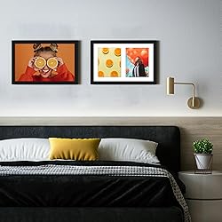 DUENPY 12x19 Double Picture Frame 8x10 Displays Two
