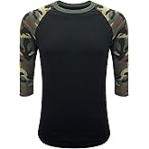 ILTEX Raglan T-Shirt 3/4 Sleeve Athletic Baseball Jersey Unisex (30+ Colors)