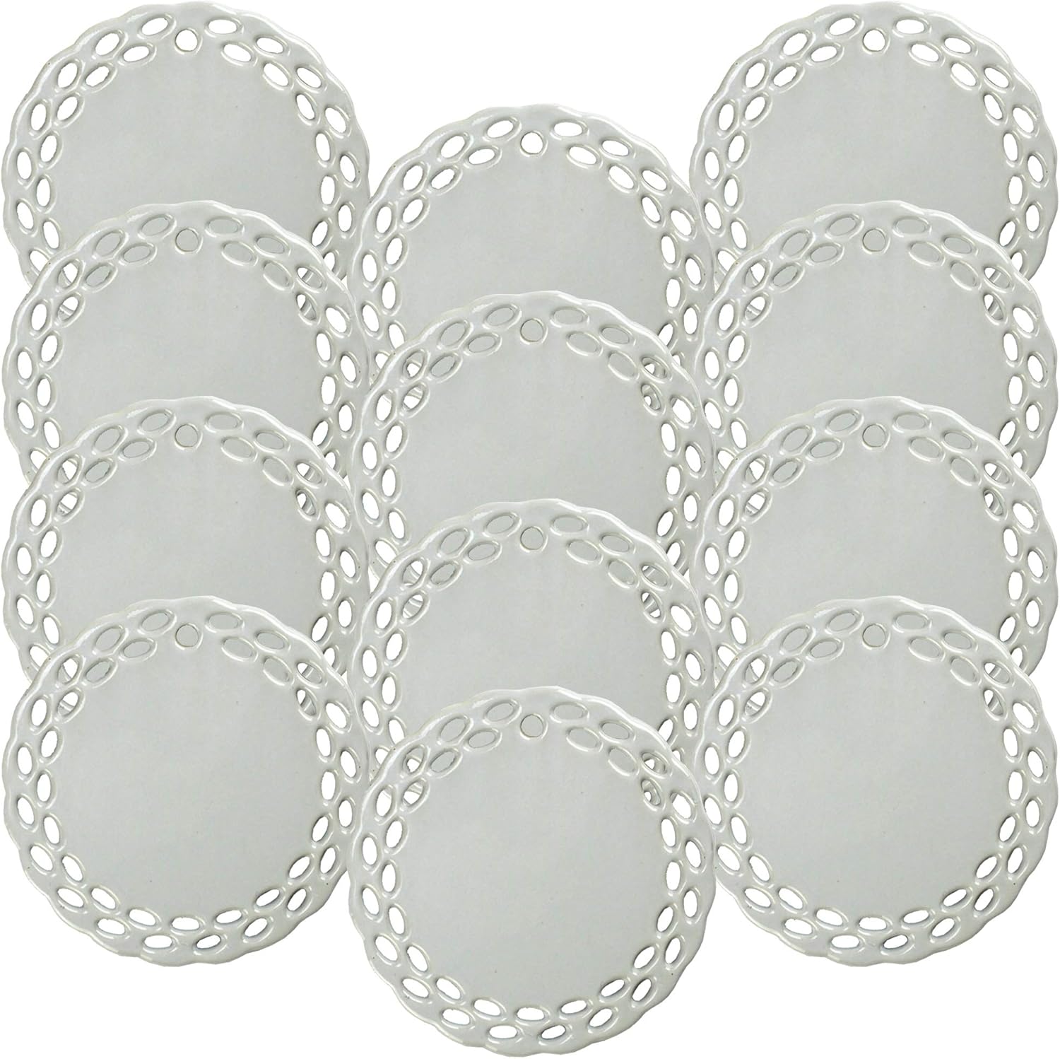 Wreath Hangers - Sublimation Blank Porcelain Ornament 2.875