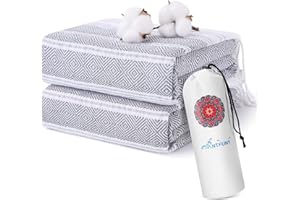 ANTFUNY 2 Packs Cotton Turkish Beach Towels Quick Dry Sand Free Oversized Pool Bath Swim Towel Extra Large Xl Big Blanket Adult Travel Essentials Cruise Accessories Must Haves Clearance Vacation Stuff