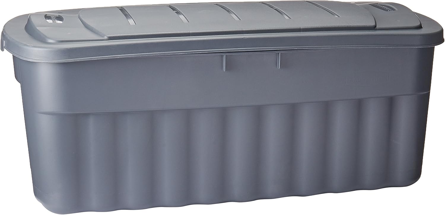 Rubbermaid Roughneck Storage Box, 50Gallon, Grey (FG2550CPCYLND