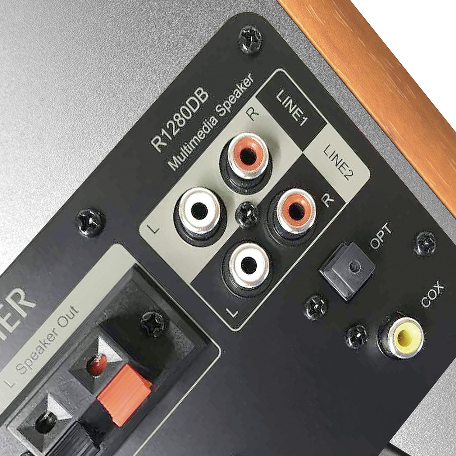 Edifier R1280t Connector Connecting Edifier R1280DB to Subwoofer : r/BudgetAudiophile