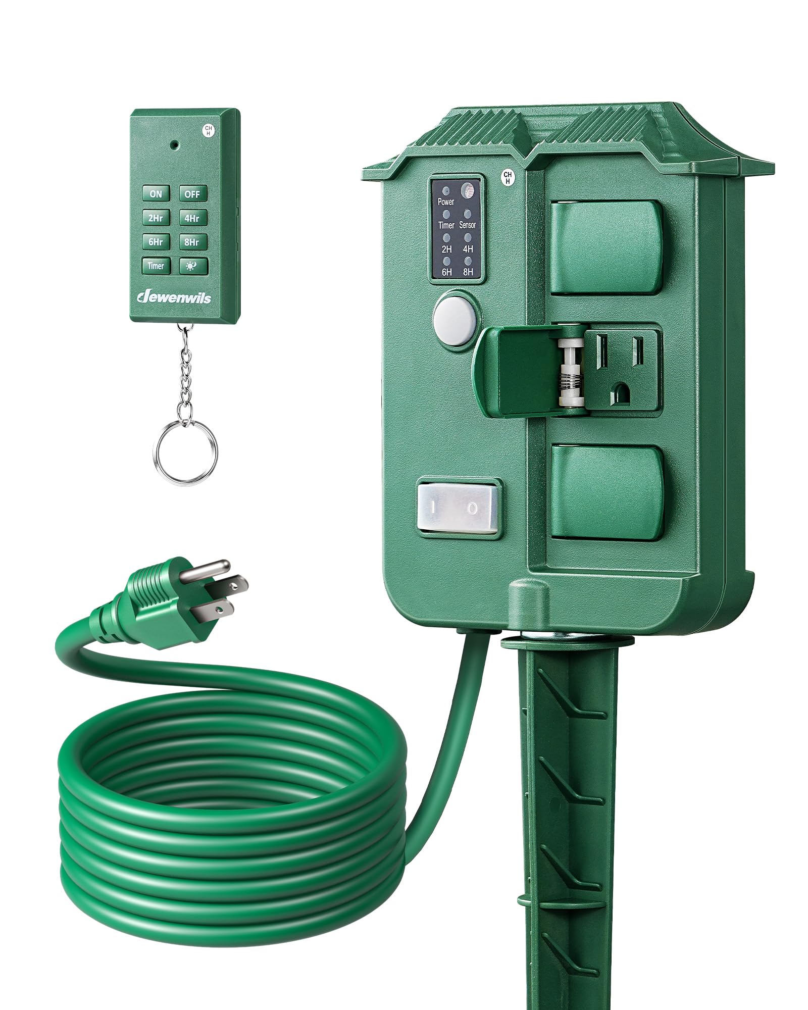 DEWNEWILS Remote Control Outlet With Timer, Indoor Remote Timer Outlet