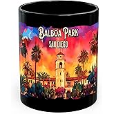 Balboa Park San Diego California Ceramic Coffee Mug 11oz SoCal Landmark - Tea Coffee Mug with Comfortable Grip - Unique Fun Gift Cup for Office or Home - Vibrant Long-Lasting Print ID45211