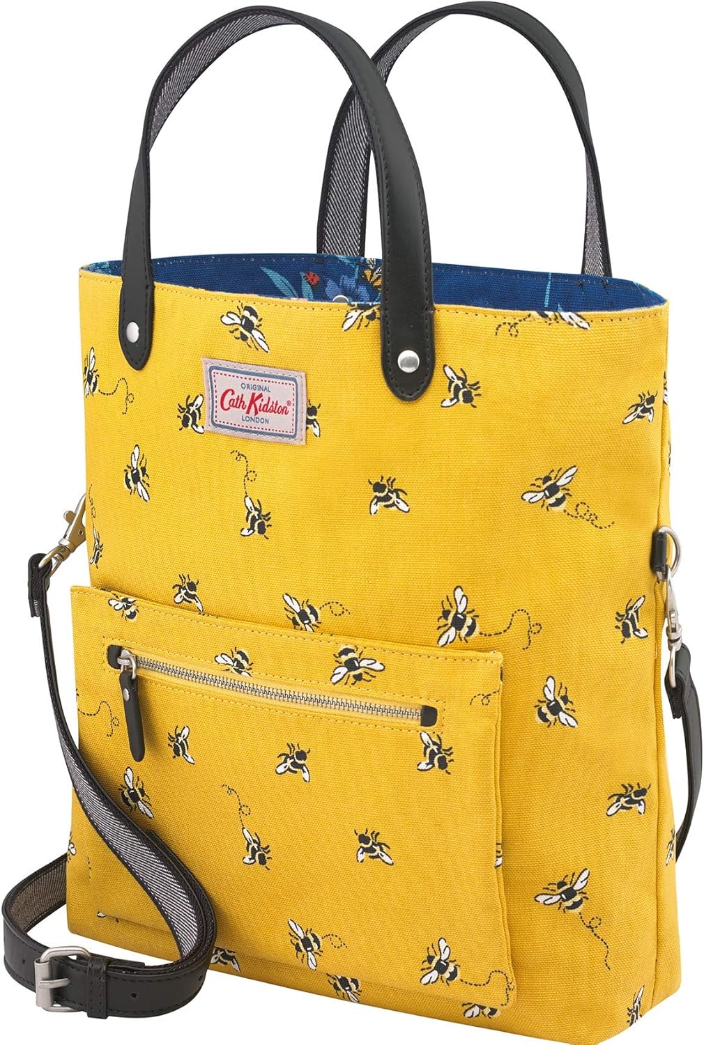 Cath Kidston Deep Yellow Bee Reversible Cross Body Bag 2021 Amazon.co