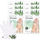 Epielle Nourishing Hand Mask 6 Pairs, Repair and Soften with Hemp & Rosemary Extract, Deep Moisturizing Gloves for Dry, Cracked Hands, Self Care Gifts for Women, Spa Kit, Stocking Stuffers