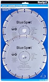 Blue Spot Tools 2 Piece 9 inch Diamond Cutting Disc Set 230mm 22.23mm Bore view 2